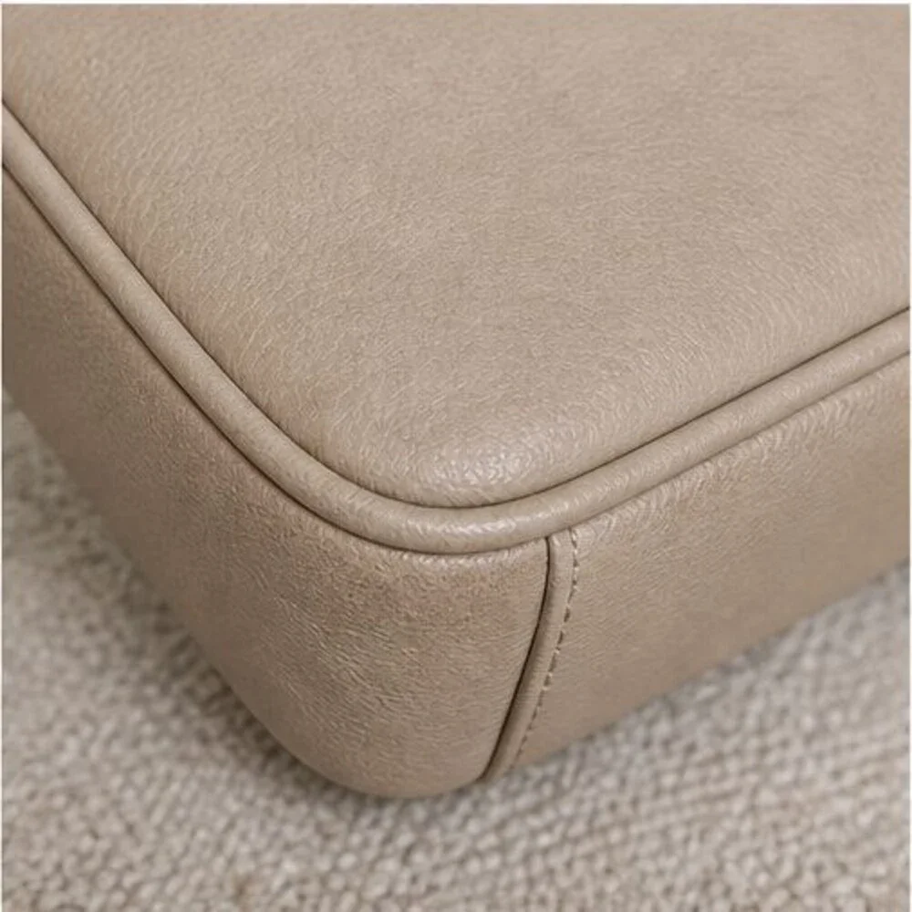 Sand Faux Leather Bag